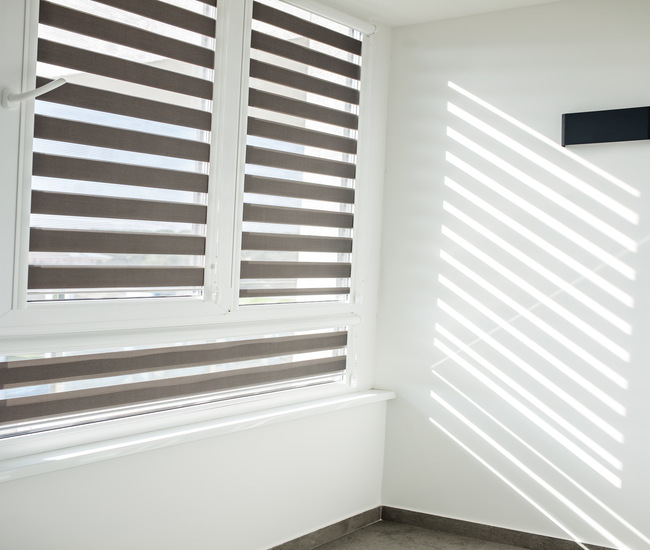Double layered window blind