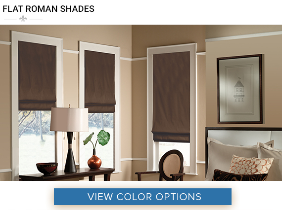Flat Roman Shade