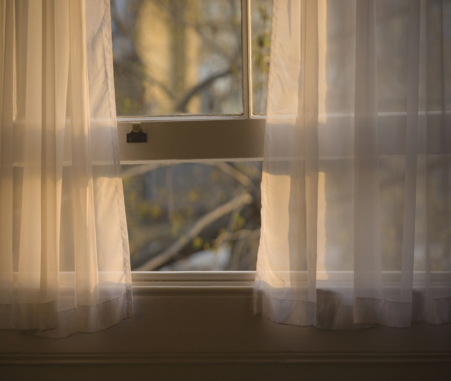 sheer curtains layer