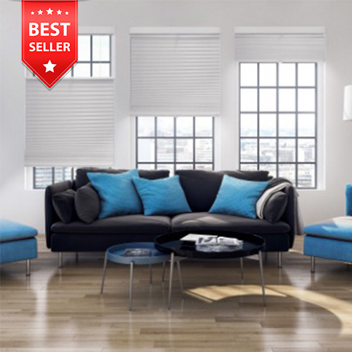 Top Down Bottom Up Shades in Living Room
