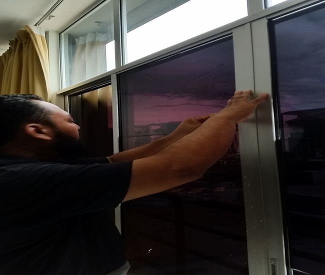 window reflected film