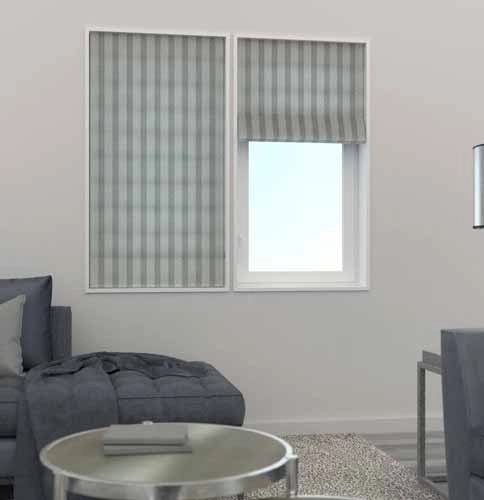 Motorized Plain Classic Pleated Roman Shade - Elite