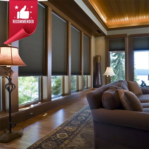 Blackout Cordless Cellular Shades Nightfall