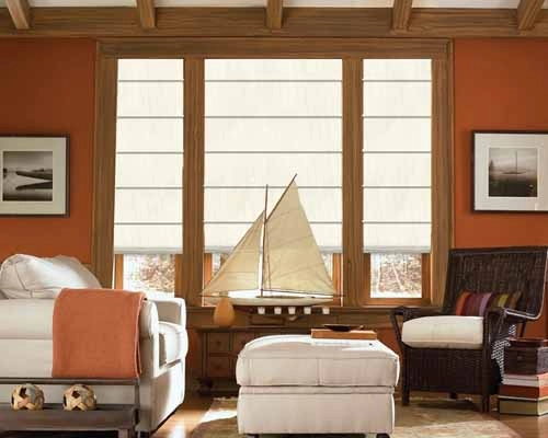Front Slats Roman Shade - Essential 