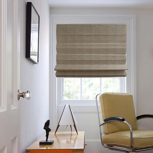 Exclusive Cordless Natural Woven Wood Shades