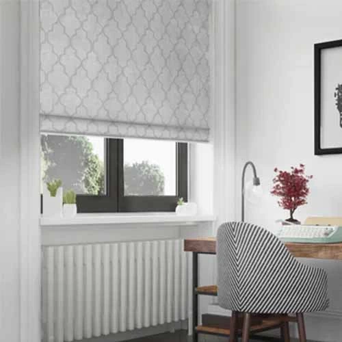 Flat Fold Roman Shade - Elegance
