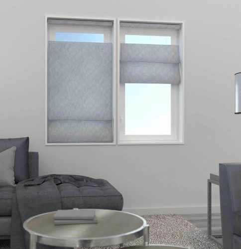  Flat Fold Top Down Bottom Up Roman Shade - Elite