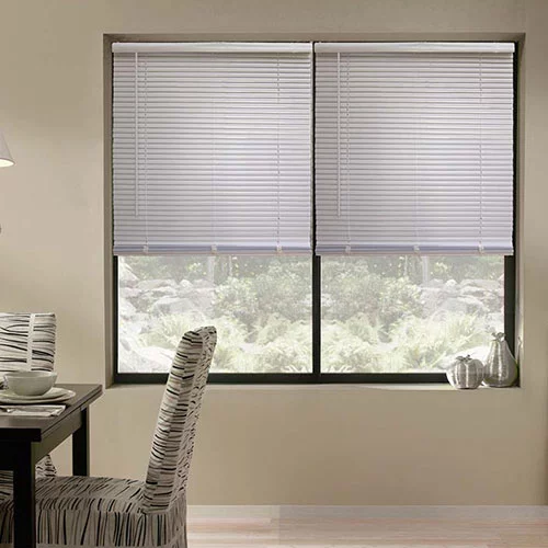 Mini Blinds in Kitchen