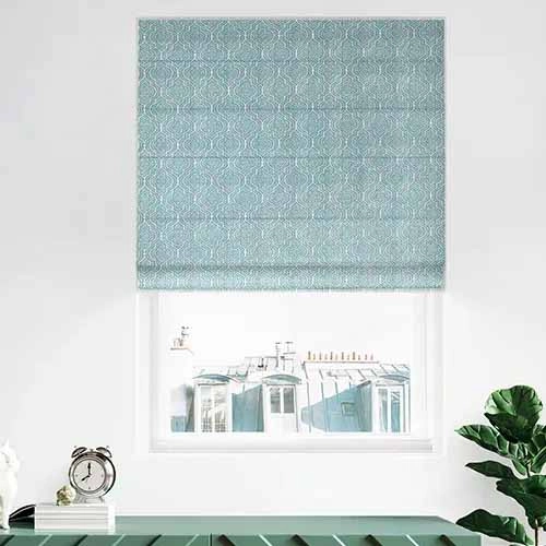  Plain Pleated Roman Shade - Elegance