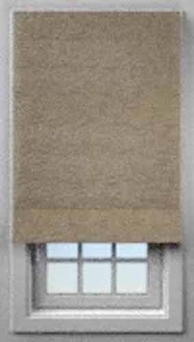 Motorized Plain Classic Pleated Roman Shade - Elegance