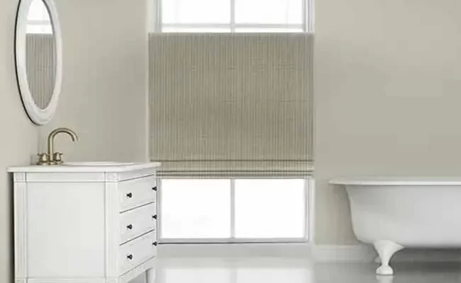 Soft fold roman shade