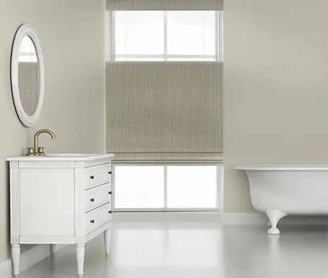 Soft fold roman shade