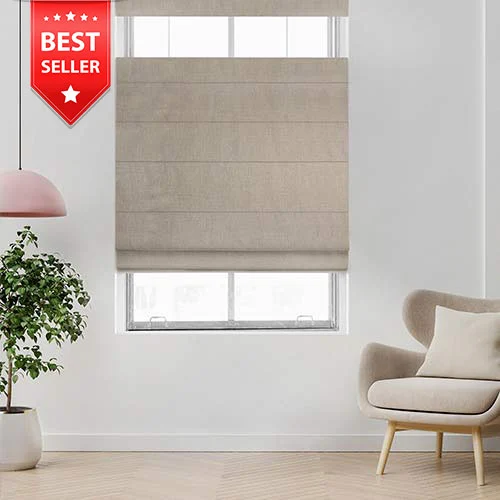 Plain Classic Top Down Bottom Up Roman Shade - Essential